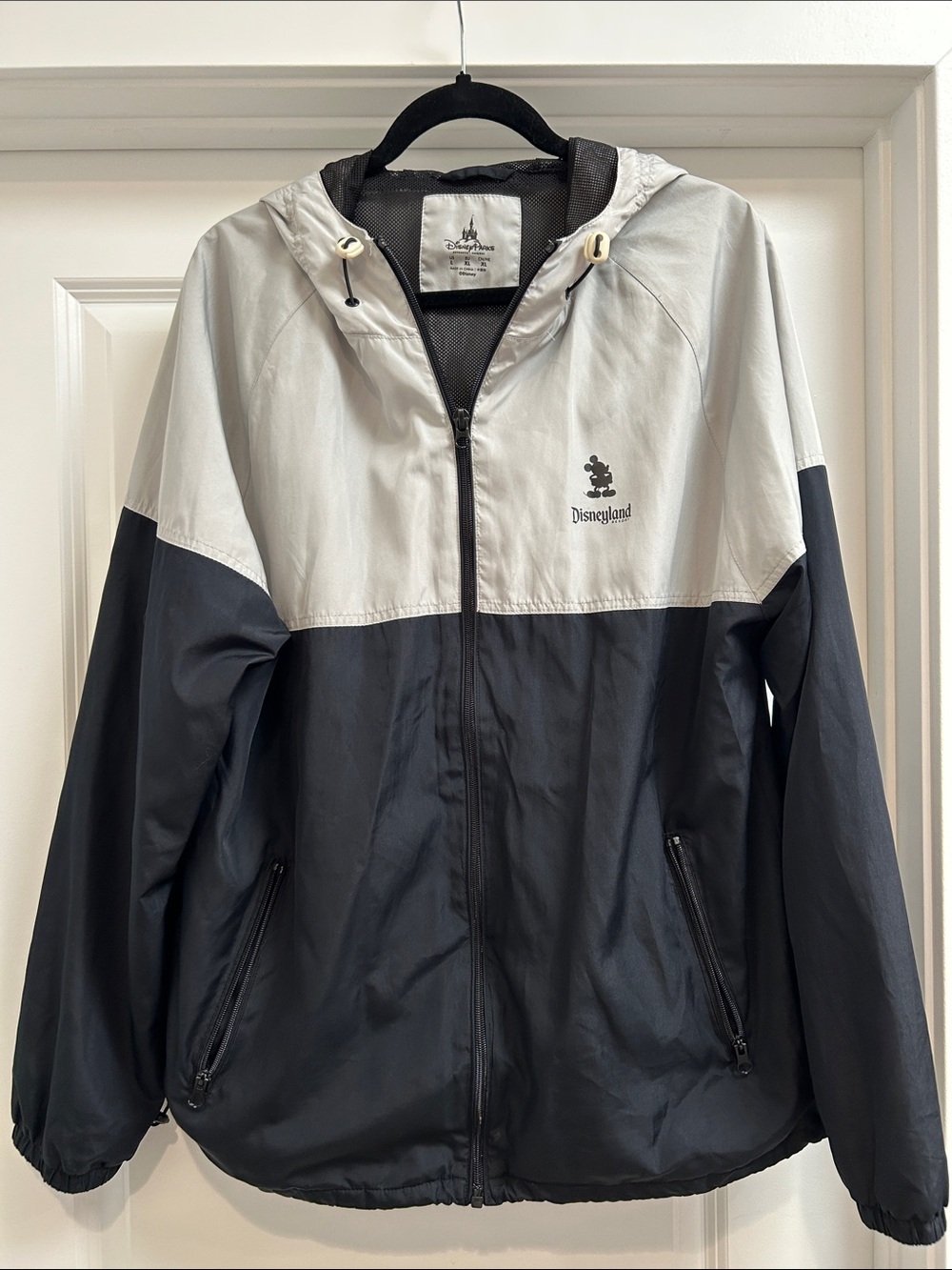 Disney Parks Two-Tone Hooded Windbreaker Jacket